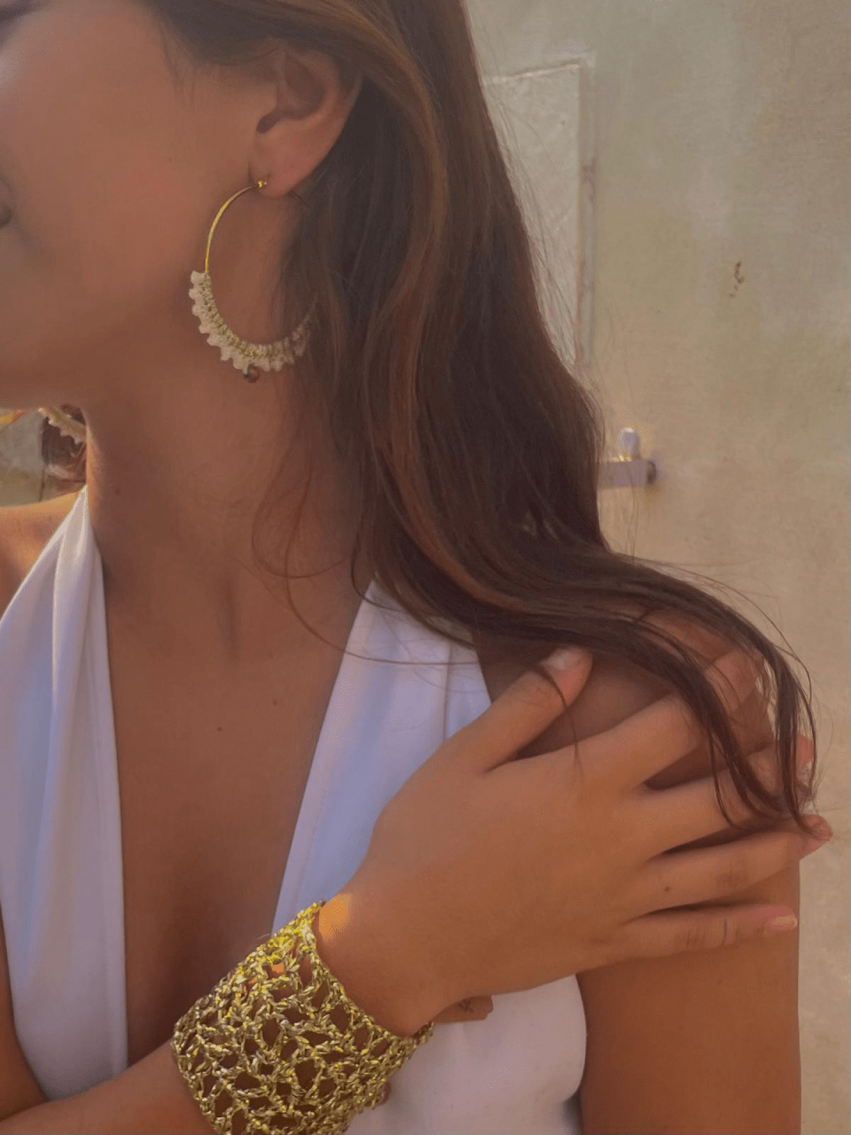 Bracelet doré Kara - Large - Croch' et Chic