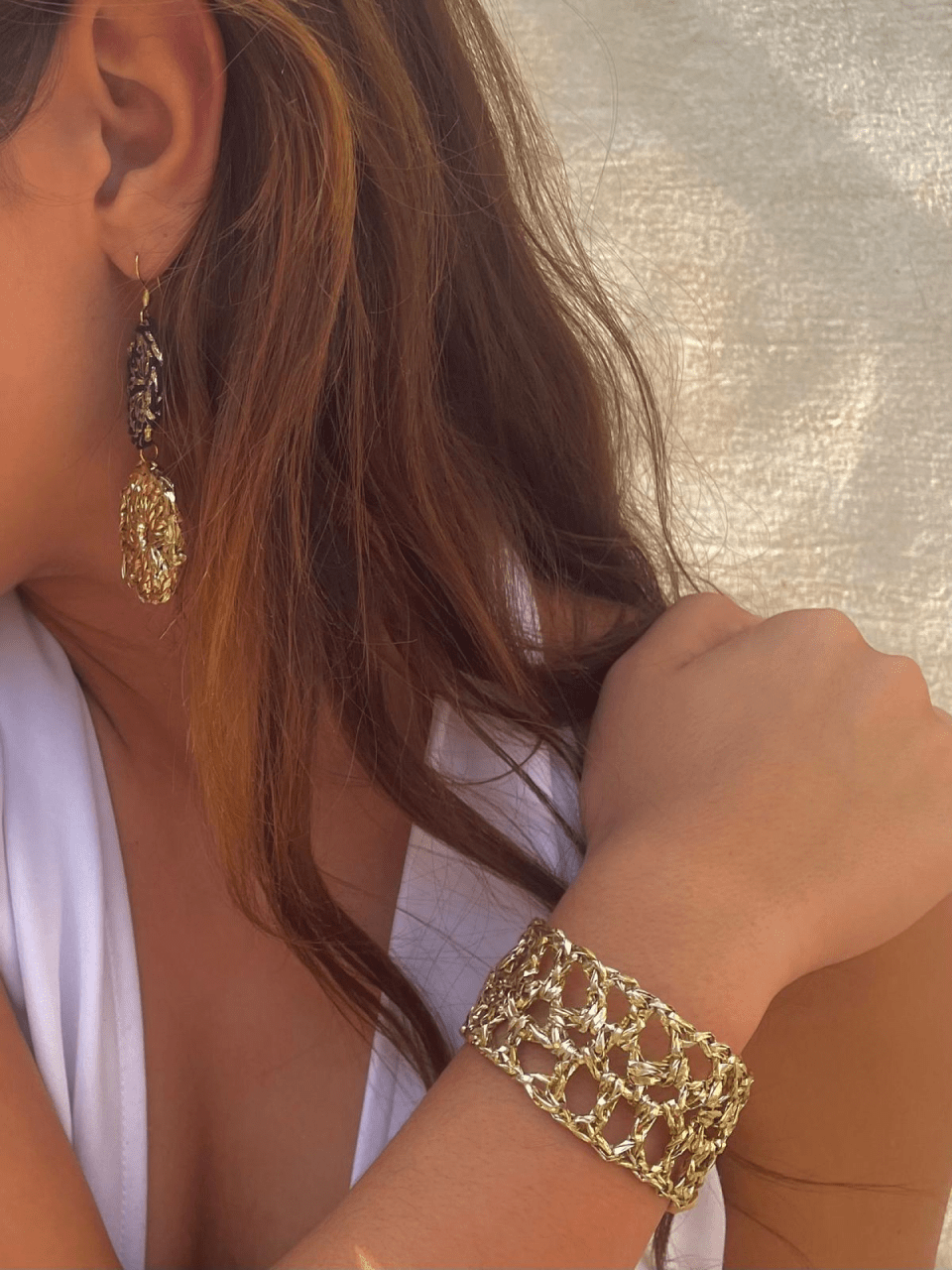 Bracelet doré Kara - Medium - Croch' et Chic