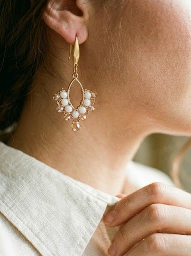 Élégance Champagne et Perles - Croch' et Chic