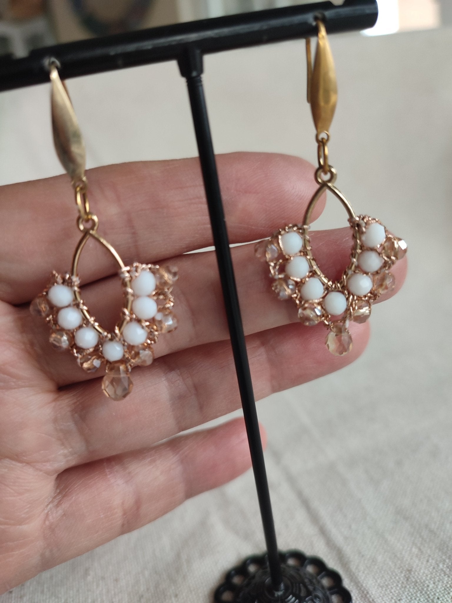 Élégance Champagne et Perles - Croch' et Chic